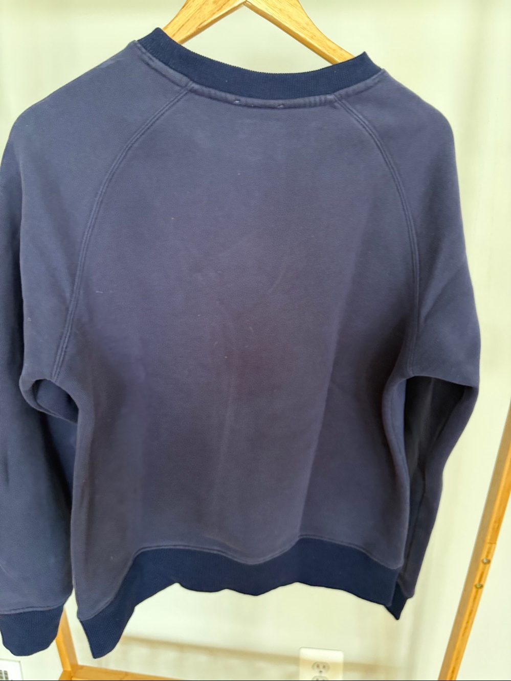 Sezane Navy 'Amour Cafe Creme' Graphic Sweatshirt - Picture 3 of 5